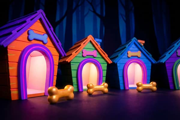 Слот Dog House собачьи будки